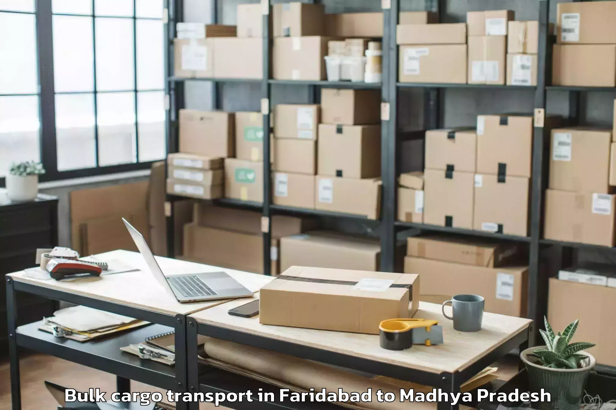 Reliable Faridabad to Abhilashi University Rewa Bulk Cargo Transport